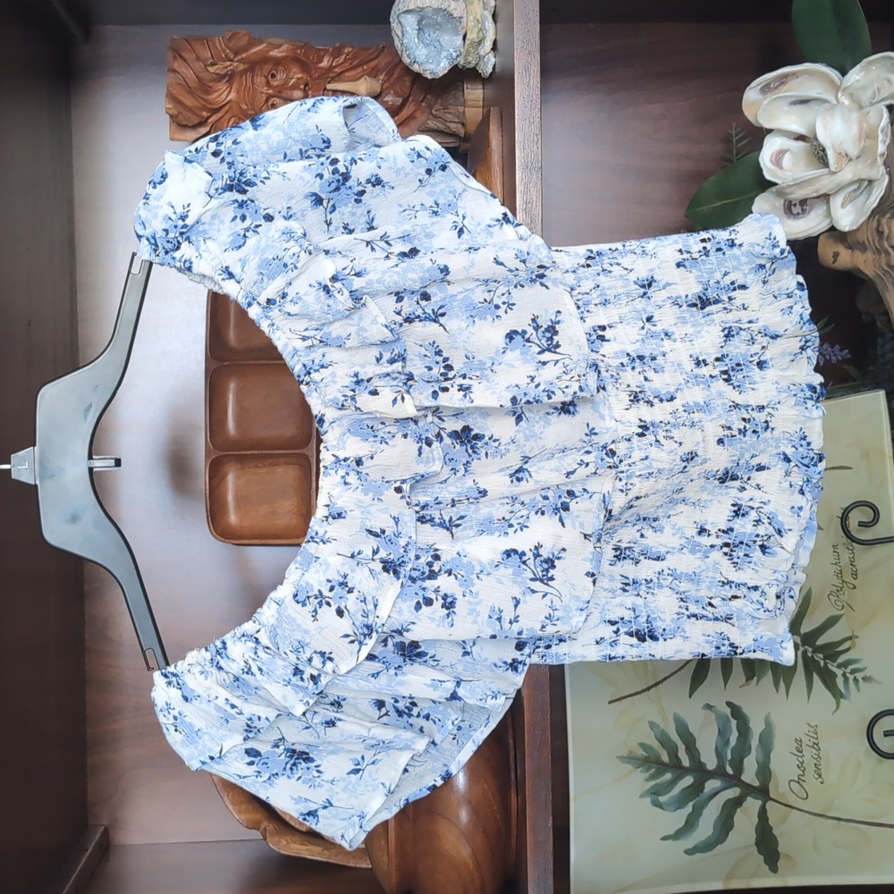 Koaj Smocked Off-shoulder Top Size Small